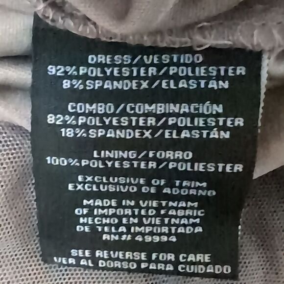 R&M Richards gorgeous plum color sequin dress size 10 - Picture 13 of 14